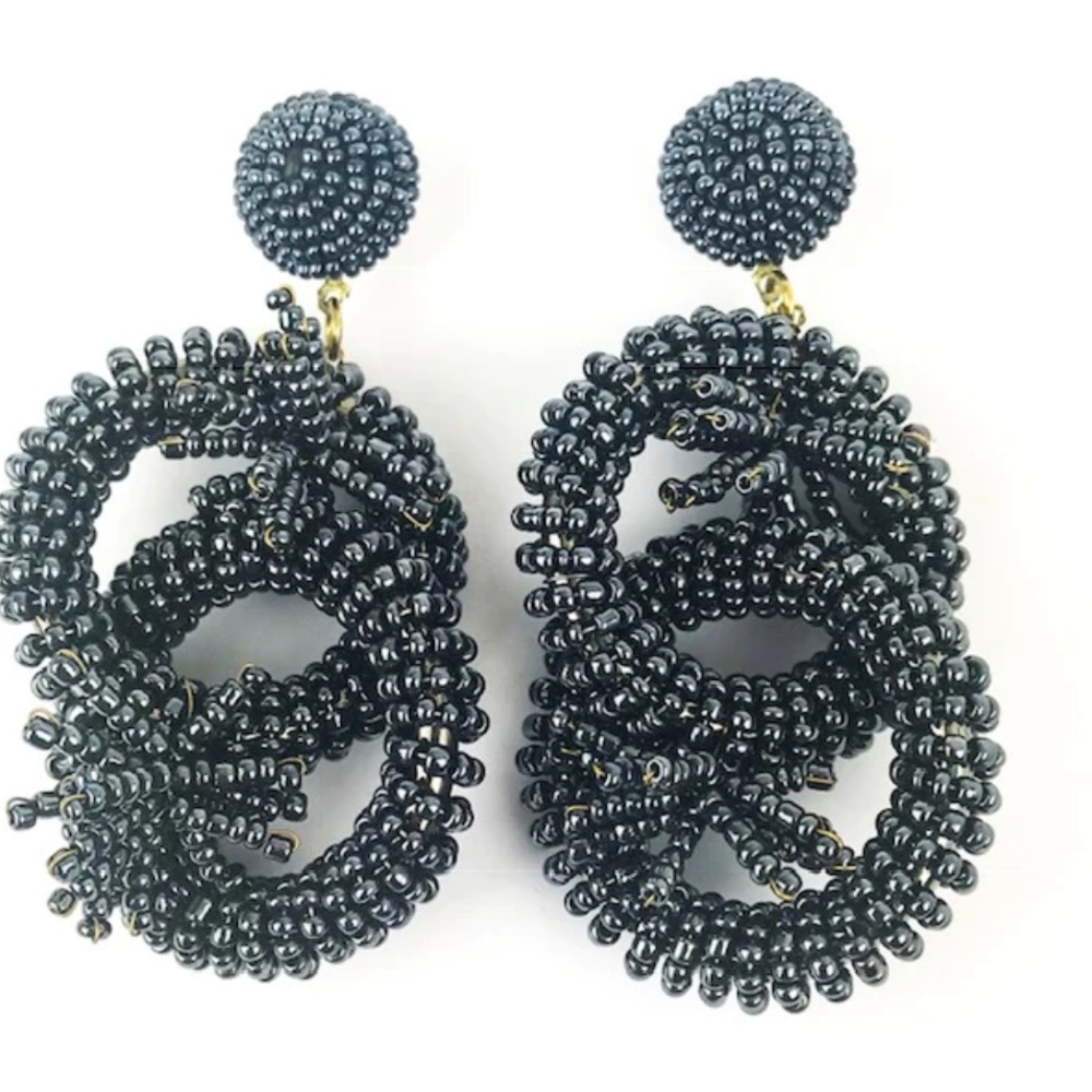 Allie bead earrings nwt